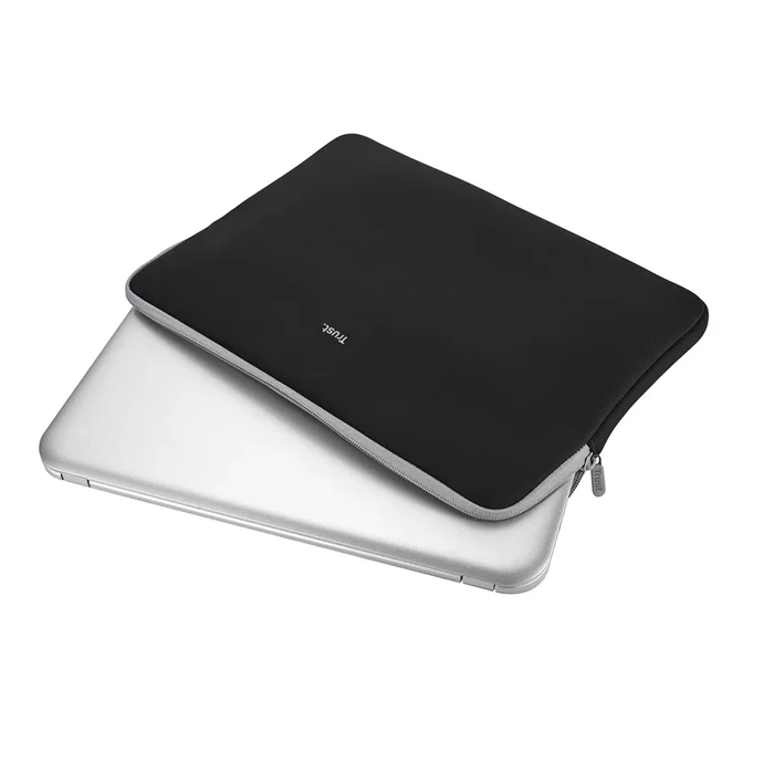 Trust 21254 Funda Soft Sleeve Protectora de Neopreno para Portátil, Ultrabook, Chromebook y Tableta hasta 11.6 Pulgadas / 29.5 cm, Negro