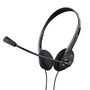 Trust Primo Chat Auriculares con Micrófono Jack 3,5 mm Negro