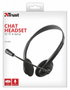 Trust Primo Chat Auriculares con Micrófono Jack 3,5 mm Negro