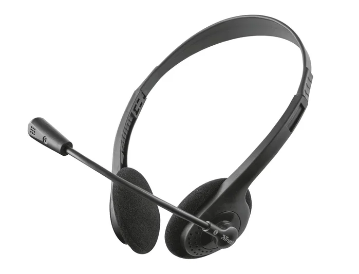 Trust Primo Chat Auriculares con Micrófono Jack 3,5 mm Negro