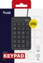 Trust Xalas Teclado Numérico USB Negro