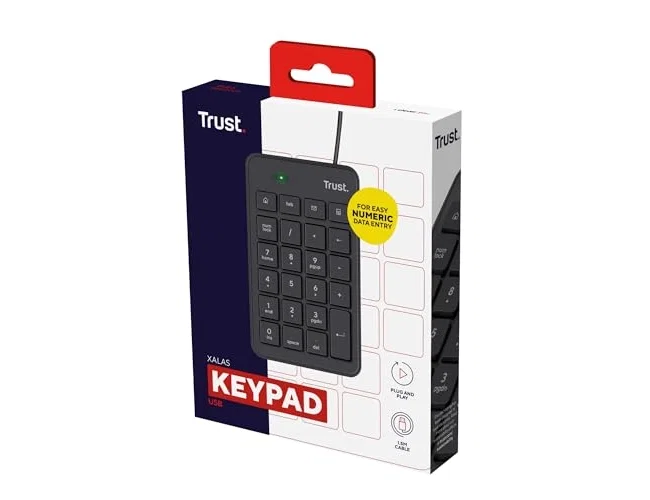 Trust Xalas Teclado Numérico Ultradelgado USB Negro Trust Xalas Teclado Numérico Ultradelgado USB Negro