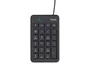 Trust Xalas Teclado Numérico Ultradelgado USB Negro