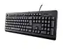Trust Tk150 Teclado de Tamaño Completo, Tecleado Silencioso, Diseño Compacto y Resistente a los Vertidos, Cable USB de 1.8 m, Compatible con Windows, macOS y Chrome OS