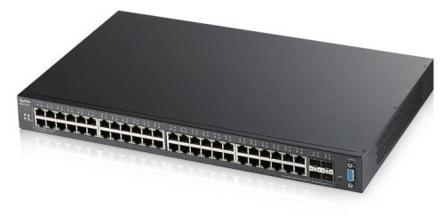 Zyxel XGS2210-52 Switch Gestionado L2 Gigabit Ethernet 48 Puertos 1U Negro Zyxel XGS2210-52 Switch Gestionado L2 Gigabit Ethernet 48 Puertos 1U Negro