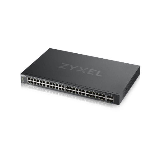 Zyxel XGS1930-52 Conmutador Gestionado L3 Gigabit Ethernet 48 Puertos Negro Zyxel XGS1930-52 Conmutador Gestionado L3 Gigabit Ethernet 48 Puertos Negro