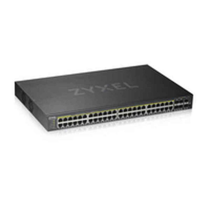 Zyxel GS1920-48HPV2 Switch Gestionado Gigabit con 50 puertos y PoE de 375 W, Negro