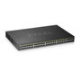 Zyxel GS1920-48HPV2 Switch Gestionado Gigabit con 50 puertos y PoE de 375 W, Negro