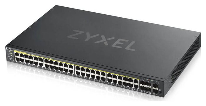 Zyxel GS1920-48HPV2 Switch Gestionado Gigabit con 50 puertos y PoE de 375 W, Negro