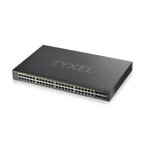 Zyxel GS1920-48HPV2 Switch Gestionado Gigabit Ethernet PoE Negro 48 Puertos GS192048HPV2-EU0101F