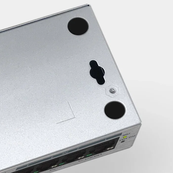 Zyxel Switch GS1005HP No Administrado 5 Puertos Gigabit Ethernet PoE+ 30W por Puerto, 60W Presupuesto Total, Color Plata