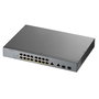 Zyxel GS1350-18HP Switch Gestionable 16 Puertos PoE 2 Puertos Combo SFP/RJ45 250W Rango Extendido