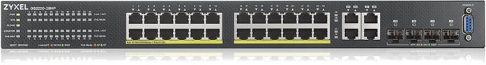Zyxel GS2220-28HP-EU0101F Switch Gestionado L2 con 24 Puertos PoE+ y 4 Combo SFP Zyxel GS2220-28HP-EU0101F Switch Gestionado L2 con 24 Puertos PoE+ y 4 Combo SFP
