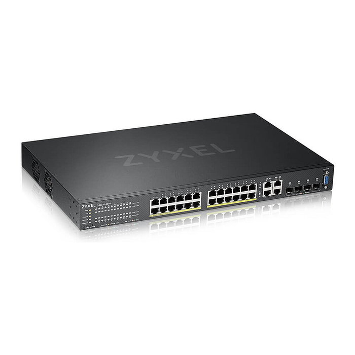 Zyxel GS2220-28HP-EU0101F Switch Gestionado L2 con 24 Puertos PoE+ y 4 Combo SFP Zyxel GS2220-28HP-EU0101F Switch Gestionado L2 con 24 Puertos PoE+ y 4 Combo SFP