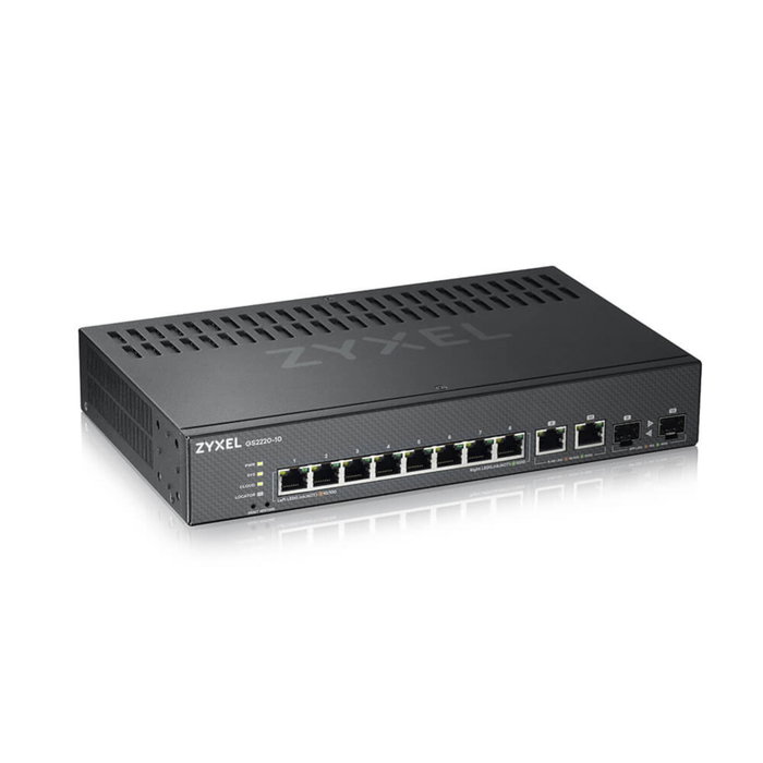 Zyxel GS2220-10-EU0101F Switch Gestionado L2 Gigabit Ethernet Negro Zyxel GS2220-10-EU0101F Switch Gestionado L2 Gigabit Ethernet Negro