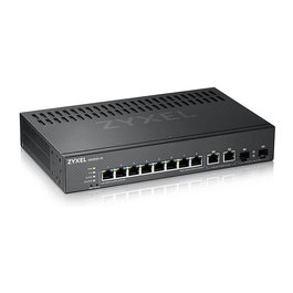 Zyxel GS2220-10-EU0101F Switch L2 Gestionado Rack 10 Puertos Gigabit (10/100/1000), 20 Gbit/s, Sin Ventilador, PoE No
