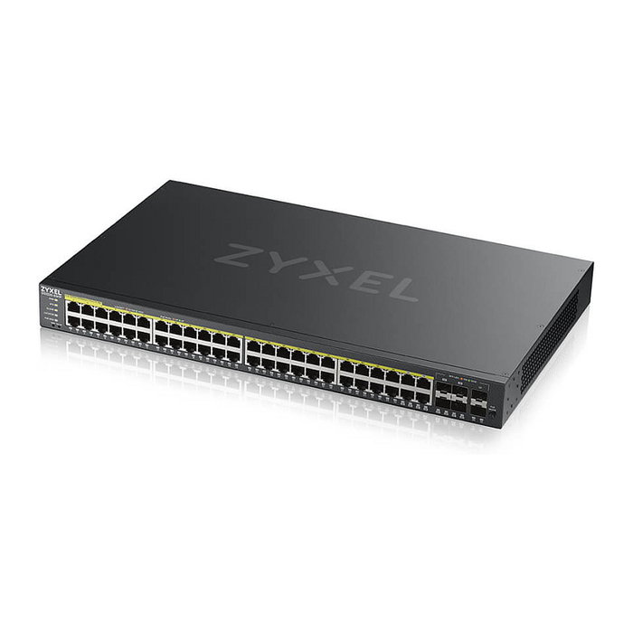 Zyxel GS2220-50HP-EU0101F Switch Gestionado L2 con 48 Puertos PoE y 375W Zyxel GS2220-50HP-EU0101F Switch Gestionado L2 con 48 Puertos PoE y 375W