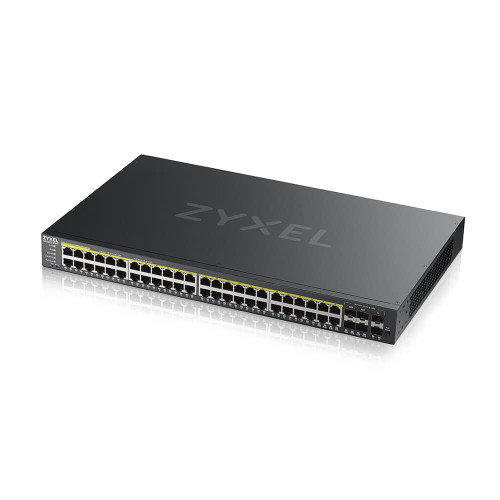 Zyxel GS2220-50HP-EU0101F Switch Gestionado L2 Gigabit Ethernet PoE Negro 44 Puertos 375W PoE Presupuesto