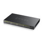 Zyxel GS2220-50HP-EU0101F Switch Gestionado L2 Gigabit Ethernet PoE Negro 44 Puertos 375W PoE Presupuesto
