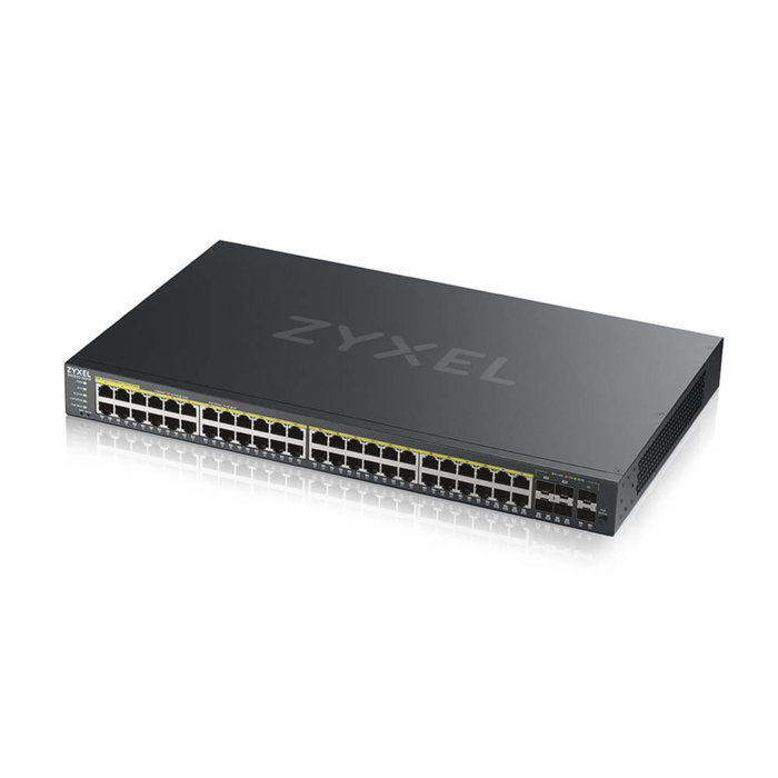 Zyxel GS2220-50HP-EU0101F Switch Gestionado L2 con 48 Puertos PoE y 375W Zyxel GS2220-50HP-EU0101F Switch Gestionado L2 con 48 Puertos PoE y 375W