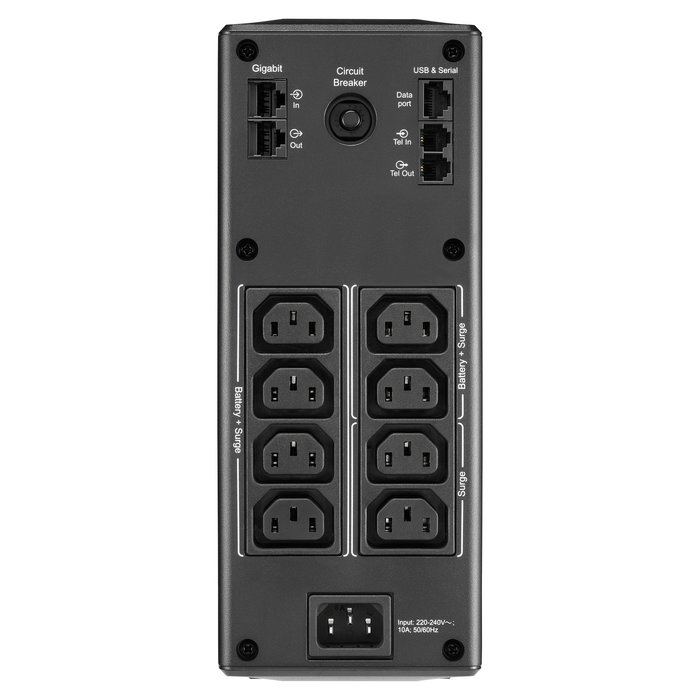 APC Back UPS Pro BR1600MI SAI 1600VA 960W Línea Interactiva Torre APC Back UPS Pro BR1600MI SAI 1600VA 960W Línea Interactiva Torre