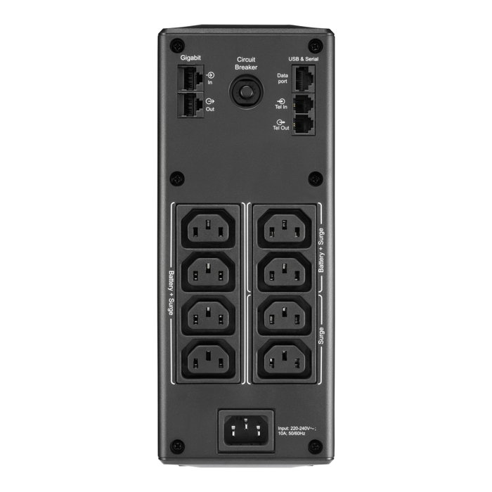 APC Back-UPS Pro BR1600MI 1600VA 960W Torre Negro