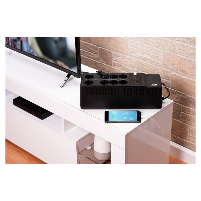 APC Back-UPS BE650G2-GR SAI 650VA 400W 230V 8 Tomas, UPS Offline 1 Puerto USB Carga