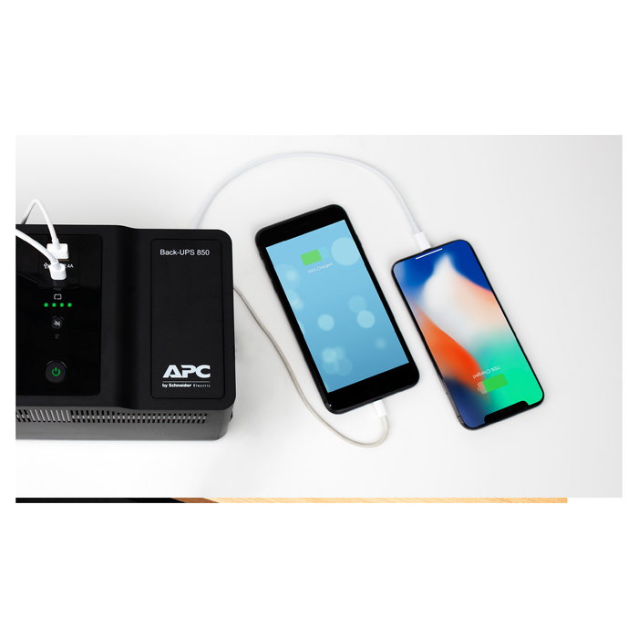 APC BE850G2-GR SAI 850VA 520W con 8 Salidas Tipo F