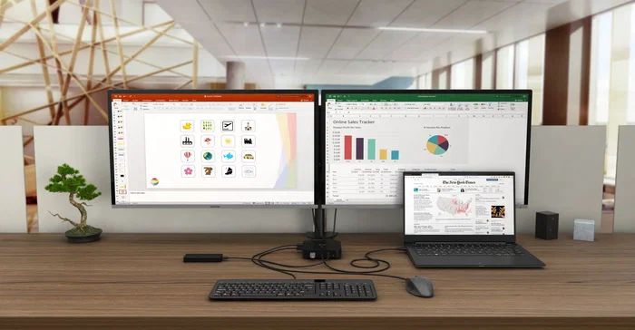 i-tec C31DUALDPDOCKPD Docking Station USB-C con Dual DisplayPort 4K, LAN Gigabit, 3x USB 3.1, 2x USB 2.0, PD 100W, Jack Audio/Mic para Portátil