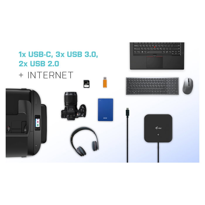 I-tec Docking Station USB-C Dual Display MST con 2x DP, Gigabit LAN, 3x USB 3.1, 2x USB 2.0, USB-C Data y Jack Audio/Mic I-tec Docking Station USB-C Dual Display MST con 2x DP, Gigabit LAN, 3x USB 3.1, 2x USB 2.0, USB-C Data y Jack Audio/Mic