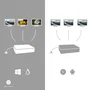 I-tec C31FLATDOCKPDPRO Base y Docking Station USB-C Metal - 85W PD, 3x Display (HDMI/VGA/DP), Gigabit Ethernet, 4x USB, Lector de Tarjetas