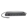 I-tec C31FLATDOCKPDPRO Base y Docking Station USB-C Metal - 85W PD, 3x Display (HDMI/VGA/DP), Gigabit Ethernet, 4x USB, Lector de Tarjetas