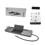 I-tec C31FLATDOCKPDPRO Base y Docking Station USB-C Metal - 85W PD, 3x Display (HDMI/VGA/DP), Gigabit Ethernet, 4x USB, Lector de Tarjetas