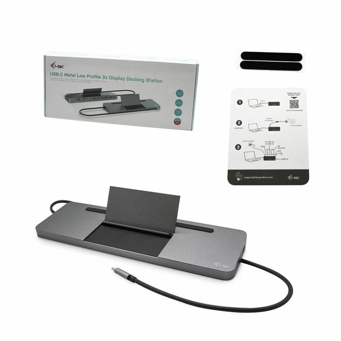 I-tec Metal USB-C Docking Station 4K 3x Display con Power Delivery 85 W I-tec Metal USB-C Docking Station 4K 3x Display con Power Delivery 85 W