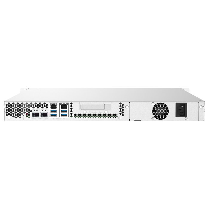 QNAP TS-432PXU-2G NAS Rackmount 4-Bay (1U), Alpine AL-324 Quad-Core 1.7 GHz, 2 GB DDR4, 4x SATA 6 Gb/s, 2x SFP+, 2x 10GbE, Fuente 250W