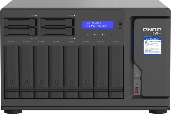 QNAP TVS-h1288X-W1250-16G NAS Torre con Intel® Xeon® W-1250 y 16 GB DDR4