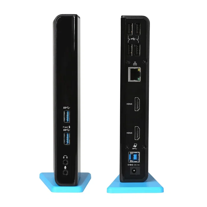 i-tec Docking Station USB 3.0/Type-C con 2x Puertos HDMI, LAN Gigabit, 2x USB 3.0, 4x USB 2.0, Audio/Mic para Portátil, Compatible con Windows, macOS
