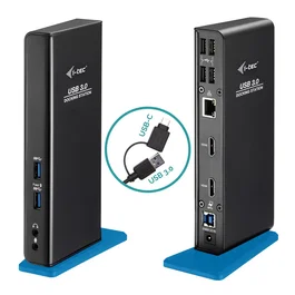 i-tec Docking Station USB 3.0/Type-C con 2x Puertos HDMI, LAN Gigabit, 2x USB 3.0, 4x USB 2.0, Audio/Mic para Portátil, Compatible con Windows, macOS