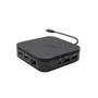 I-tec TB3TRAVELDOCKPD Estación de Acoplamiento Thunderbolt 3 Travel Dock con Dual 4K Display, HDMI, DP, Gigabit LAN, USB 3.1, PD 60W, Audio - Negro
