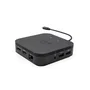 I-tec TB3TRAVELDOCKPD Estación de Acoplamiento Thunderbolt 3 Travel Dock con Dual 4K Display, HDMI, DP, Gigabit LAN, USB 3.1, PD 60W, Audio - Negro