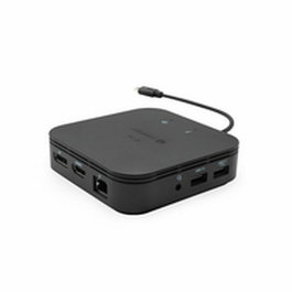I-tec Travel Dock Thunderbolt 3 con Dual 4K Display (DP, HDMI), GLAN, USB 3.1 Gen2, USB 2.0, Audio/Mic Jack y USB-C 60W