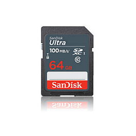 Sandisk Tarjeta SDXC Ultra 64 GB Clase 10 UHS-I 100 MB/s