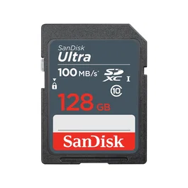 SanDisk Tarjeta de Memoria SDXC Ultra 128 GB UHS-I Velocidad 100 MB/s para Cámara - Negro