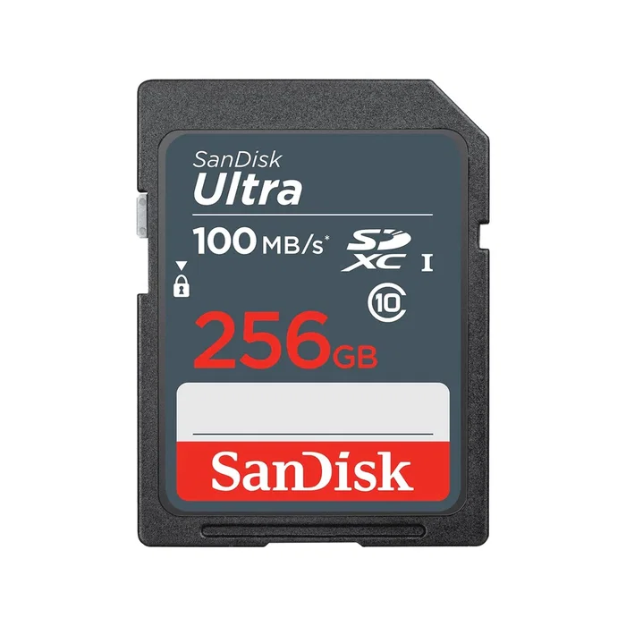 SanDisk Ultra Tarjeta de Memoria Flash SDXC 256 GB Clase 10 UHS-I, Velocidad 100 MB/s, Resistente al Agua, Golpes, Temperatura y Rayos X, Negro SanDisk Ultra Tarjeta de Memoria Flash SDXC 256 GB Clase 10 UHS-I, Velocidad 100 MB/s, Resistente al Agua, Golpes, Temperatura y Rayos X, Negro