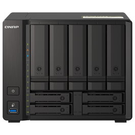 QNAP TS-H973AX NAS Torre Ryzen V1500B 8GB DDR4 9x2,5/3,5" SATA 6Gbps + 2x2,5" U.2 NVMe PCIe Gen3