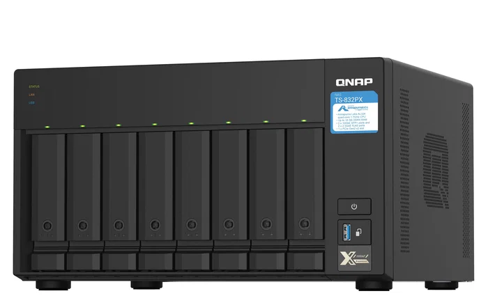 QNAP TS-832PX-4G NAS de 8 bahías QNAP TS-832PX-4G NAS de 8 bahías