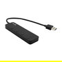 I-TEC Hub USB 3.0 Metal de 4 Puertos con Interruptores Individuales Negro
