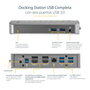 Startechcom Docking Station 13 en 1 con USB-C, HDMI, DisplayPort, 6x USB 3.0, RJ45 y Audio para Portátil y PC
