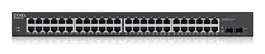 Zyxel GS1900-48HPv2 Switch Gestionado L2 - 48 Puertos Gigabit Ethernet PoE+ (24 Puertos) 170W - 2 Ranuras SFP - Montaje Rack 19" Negro