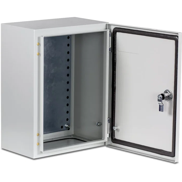 Trendnet TI-CA2 Armario de acero IP66 para equipos de red exterior, carcasa con cerradura para montaje en pared y DIN-Rail, ideal para switches y PoE